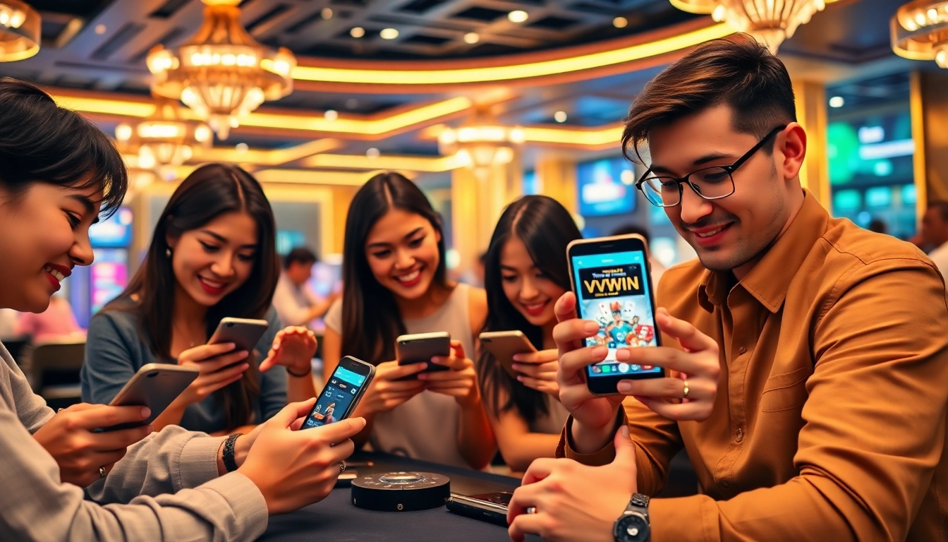 Experience online betting with VVVWIN88 live app, where excitement meets trust in a modern casino setting.