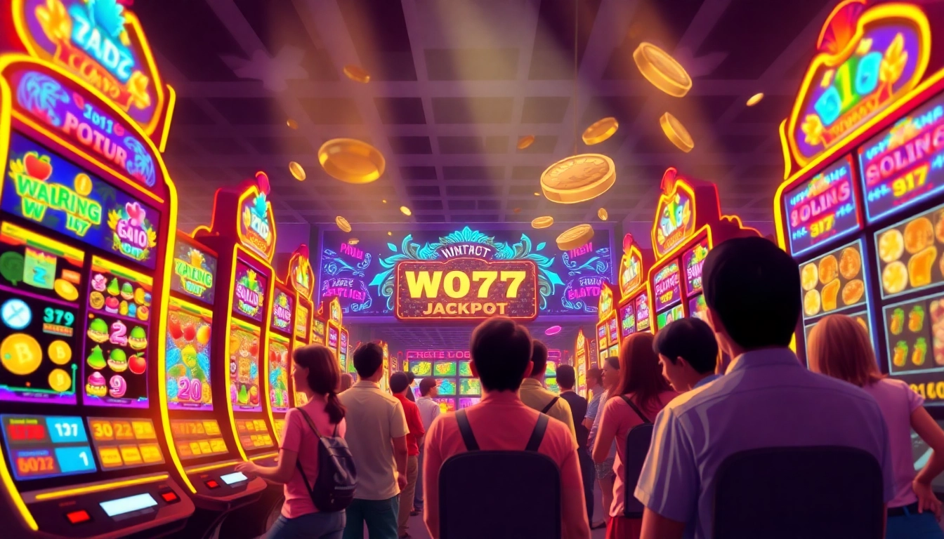 Experience the thrill of winning with wonplay918 on vibrant slot machines.