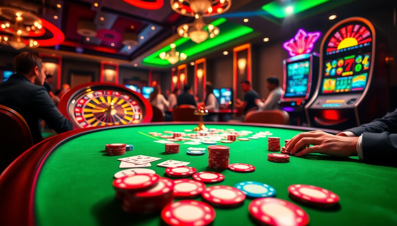 Experience thrilling gameplay at ee88win.net with vibrant casino tables and engaging players.